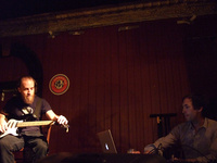 Photograph of Aidan Baker and Tim Hecker
